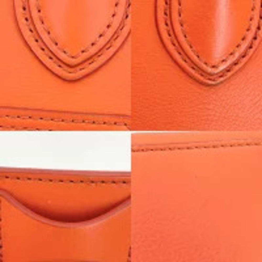 Celine handbag Luggage Shopper leather orange - Picture 7 of 7